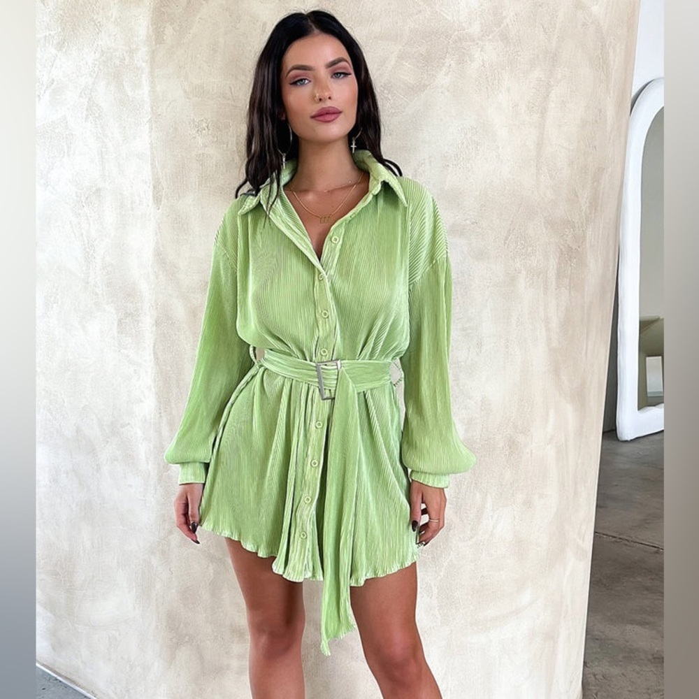 NWT That’s So Fetch Stassi T-Shirt Dress in Green